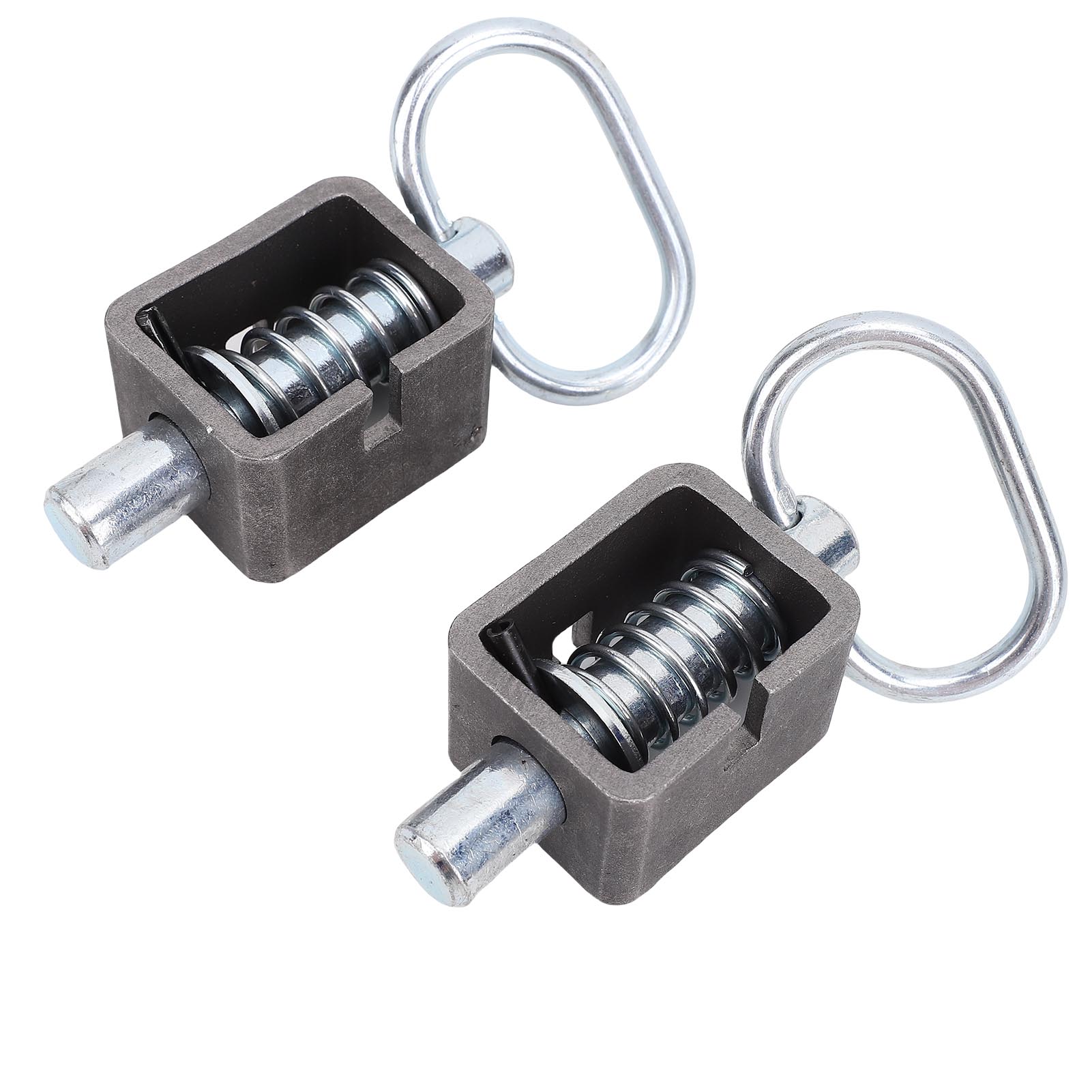 Пружинный защелкивающийся замок Приварной усиленный пружинный защелкивающийся узел Универсальный длинный пружинный замок Стальной замок для прицепа